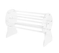 Genérico Hair Clip Organizer | Supporto per display acrilico per claw Clips | Detachable 360-Degree Rotating Storage Supplies, Transparent Portable Organizer for Living Room, Shop, Bedroom