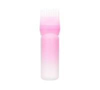 Generico Hair Color Applicator Bottles - 6 Ounce Reusable Oil Applicator Shampoo Bottle - Scalp Comb Root Comb Container with Graduated Scale for Salons