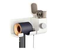 Generico Hair Dryer Holder, Wall Mount Blow Dryer Organizer, ABS Hair Styling Tools Storage Solution for Home, Hotel, Apartment, And Barbershop, Keeping Your Space Neat And Tidy, 23x9x8cm