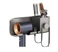 Generico Hair Dryer Holder, Wall Mount Blow Dryer Organizer, ABS Hair Styling Tools Storage Solution for Home, Hotel, Apartment, And Barbershop, Keeping Your Space Neat And Tidy, 23x9x8cm