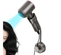 Generico Hair Dryer Stand - Wall Mount Hands-Free | Blow Dryer Holder | 360° Rotating Arm, Strong Suction Cup, Compatible 99% Dryers, for Mirror Tile, Home Apartment Hotel College Dorm Bathroom