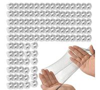 Generico Hair Net - 100 Pack Elastic Covers, Ultra-Thin Transparent Fabric, Comfortable All-Day Wear Design, Strong Hold Edge Band | Ballet Dance Use, Sleeping Protection, Industrial Work Safety