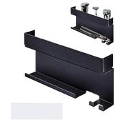 Generico Hair Tool Organizer Wall Mount, Bathroom Organizer Blow Dryer Holder, Sturdy Bathroom Accessories Storage Rack for Curling Wands, Lipstick