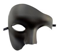 Generico Half Face Cover, Vintage Phantom Face Cover Half F́ace, Adjustable Comfortable Fit Phantom Costume For Carnival, Masquerade, Wedding, Cosplay Party, Halloween