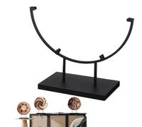 Generico Half Round Metal Display Stand - 12 Inch Tabletop Easel Art Holder