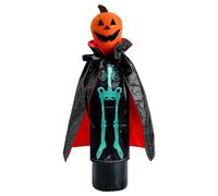 Generico Hall0 Ween Bottle Cover - Table Decoration Skull Wine Bottle Costume | Testa mortale Pumpkin Champagne Red Wine Bottle Pocket per Hall0 tra casa