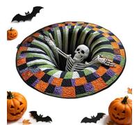 Generico Halloween Area Rug Non-Slip Spooky Soft Scary Optical Illusion Mat
