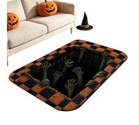 Generico Halloween Bath Mat Non Slip Optical Illusion Rug For Indoor Decor