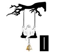 Generico Halloween Bells for Door, Gothic Ornament, Ghost Bat Design