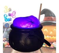 Generico Halloween Black Cauldron - PP Light Up Party Bowl Decoration