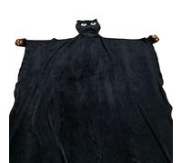 Generico Halloween Blanket, Wearable Hooded Blanket, 82.68x66.93 Inches Spooky Plush Cozy Cloak for Sofa Day Home Couch Decoration, Soft Warm Fleece, Men Women Parties Reading Relaxing Lounging