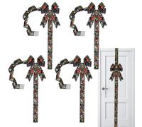 Generico Halloween Bow Set | 4 LED Warm Glow Ribbons for Light Up Your Home