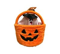 Generico Halloween Candy Bags - Light Up Pumpkin Ghost Basket