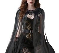 Generico Halloween Cape - Collar Mesh Stage Costume Shawl for Cosplay