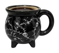 Generico Halloween Cauldron Mug Spooky Ceramic Drinkware Ergonomic Handle