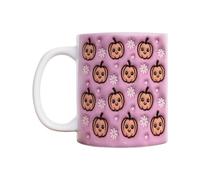Generico Halloween Ceramic Mug - Ghost Pumpkin | Pastel Gothic Cup, 325ml