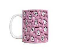 Generico Halloween Ceramic Mug - Ghost Pumpkin | Pastel Gothic Cup, 325ml