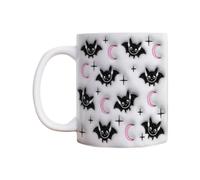 Generico Halloween Ceramic Mug - Ghost Pumpkin | Pastel Gothic Cup, 325ml