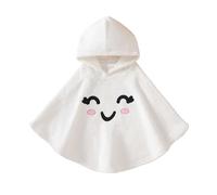 Generico Halloween Costume Bambini,Costume Di Halloween Per Bambine Mantello Con Cappuccio Poncho Morbido Per Il Viso Vestito Da Festa Invernale Per Bambini Piccoli