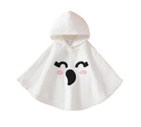 Generico Halloween Costume Bambini,Costume Di Halloween Per Bambine Mantello Con Cappuccio Poncho Morbido Per Il Viso Vestito Da Festa Invernale Per Bambini Piccoli