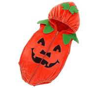 Generico Halloween Costume Neonato Ragazza Unisex Costume Di Halloween Completini Di Halloween Zucca Set 0-24 Mesi Baby Jumpsuit Per Bambini Vestito Da Carnevale Bambino Tuta Bimbo Cappello E Scarpe