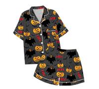 Generico Halloween Costume Pigiama per Bambini Cosplay familiare da Vacanza Abbigliamento Casual Set di Pigiami accoglienti 2 Pezzi Vestiti dai 3 ai 13 Anni
