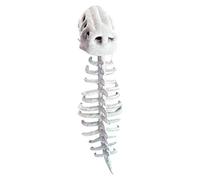 Generico Halloween Dinosaur Costume, Skeleton Cosplay Outfit, Complete Accessory Set, Interactive Lightweight Breathable Design for Adults Kids Men Women Masquerade Carnival Event Party Performance