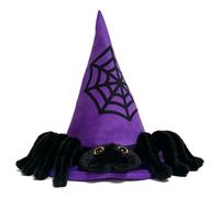 Generico Halloween Electric Hat - Animated Skull And Spider Costume Hat | Adjustable Size | Funny LED Party Headwear For Adults And Kids 7+, Halloween Cosplay, Haunted House And Costume Parties
