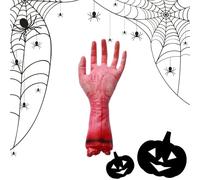 Generico Halloween Fake Hands, Realistic Severed Hand Prop, 24cm/9.45 inch 13cm/5.12 Inches Scary Party Decoration for Haunted House, Indoor Outdoor Festival, Cosplay Photography Display