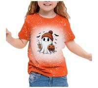 Generico Halloween Felpa Bambini e Ragazzi-Bambine e Ragazze, Felpa per Bambino Maniche Lunghe Casual Maglione Manica Lunga Sweatshirt Maglione Scollo Rotondo Top Maglietta per Bambina 3-13 Anni