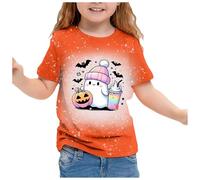 Generico Halloween Felpa Bambini e Ragazzi-Bambine e Ragazze, Felpa Per Bambino Maniche Lunghe Casual Maglione Manica Lunga Sweatshirt Maglione Scollo Rotondo Top Maglietta Per Bambina 3-13 Anni