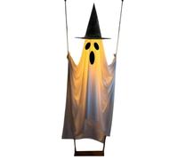 Generico Halloween Ghost Decoration, Swinging Ghost, Witch Hat Decor