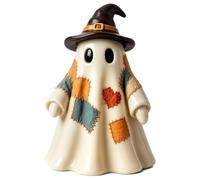 Generico Halloween Ghost Light | Vintage Resin LED Lighted Ghost Figurine