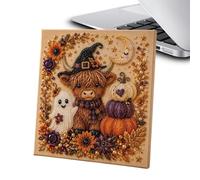 Generico Halloween Ghost Pearl Art - 7.87 inches Spooky Ghost Festive