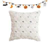 Generico Halloween, Ghost, Pumpkin, Skeleton, Washable Soft Cushion Protector for Outdoor, Workplace, Bedroom, Porch, Kitchen, Nursery, Patio, Sofa, Couch, Living Room 18 X 18 X 3.94 Inches