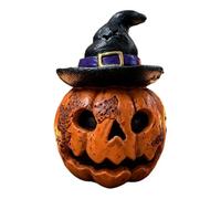 Generico Halloween Ghost Sculpture Spooky Resin Display Ornment | Halloween Desk Pumpkin Ghost Decor for Bedroom Livig Room Dining Room Farmhouse Shelf Tabletop Party