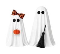 Generico Halloween Ghost with Pumpkin Spooky Cute Ghost Home Decor