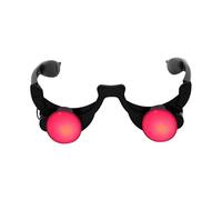 Generico Halloween Glowing Eyeglasses - ABS 14.5cm | Halloween Red Light Glasses | Red Glowing Glasses Light Up LED Eyeglasses Goggles Props For Festival Cosplay Night Events