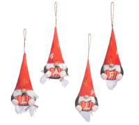 Generico Halloween Gnome Plush - Faceless Harvest Ornament Set