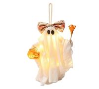 Generico Halloween Hanging Glowing Ghost Ornaments LED Light Up Decor