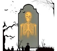 Generico Halloween Horror Mirror, Haunted Ghost Reflection Frame, Motion Sensor Effect, Glowing Light Feature, Medium Size, Excellent for Indoor Entryway, Porch, Party or Haunted House Setup
