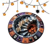 Generico Halloween Illusion Door Mat | Quilted Witch Hat Ghost Illusion Rug