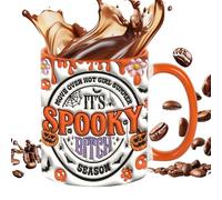 Generico Halloween Mug, Funny Ceramic Cup, Festive Drinkware for Fall, Holiday Coffee Tea Container, 3.74x3.15 Inches, for Travel, Kitchen, Home, Men, Women, Birthday, Party, Thanksgiving, Christmas