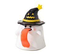Generico Halloween Mug, Home Seasonal Decor For Holidays, Tea Drinkware Party Supplies, Halloween Ghost Mug With Lid And Handle For Restaurant Hotel Home Counter Apartment Farmhouse