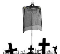 Generico Halloween Outside Witch Decorations | Scarecrow Witch Outdoor Decoration - Weatherproof Garden Sculptures & Statues, Horror Scene Prop Ornaments for Graveyard Lawn Garden Yard Haunted House