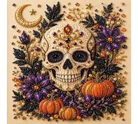 Generico Halloween Pearl Art Kit for Adults 3D Diamond Painting DIY Kit(C)