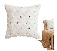 Generico Halloween Pillow Covers, 18x18 Inch Cushion Covers, Washable Ghost Protector, Soft Sturdy Fabric, Ideal For Outdoor Workplace Bedroom Porch Kitchen Nursery Patio, 18x18x3.94 inches