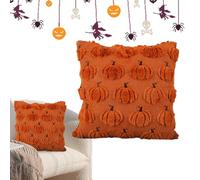Generico Halloween Pillow Covers - 18x18 Inch | Fall Pillow Covers with Pumpkin Halloween Decor, Bedroom, Living Room | Halløween Pilloŵ Covèrs Velvet Polyester Set of 2 Autumn Themed