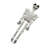 Generico Halloween Plush Skeleton Scary 37.40 Inches White Bone Skeleton | Halloween White Bone Skeleton Doll For 37.40 Inches Halloween Kitchen Table Decor, Farmhouse Decor Day