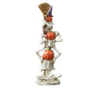 Generico Halloween Pumpkin Decorations - Pumpkin Skeleton Statue Home Decor